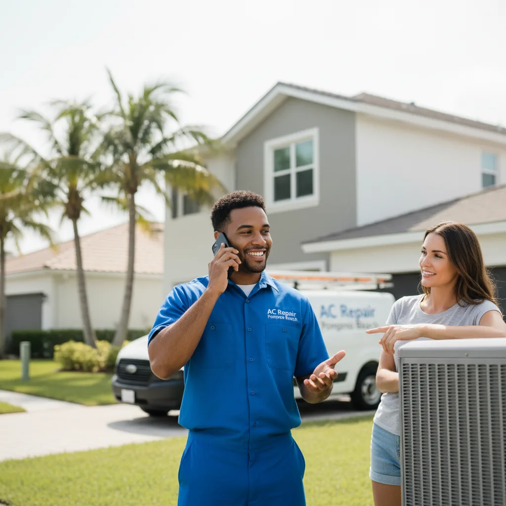 AC Repair Pompano Beach customer support in Hallowell